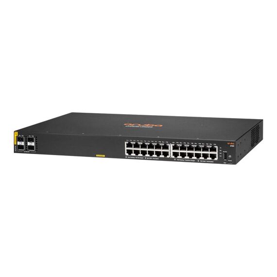HPE Aruba 6100 24G Class4 PoE 4SFP+ Switch Managed JL677AABB