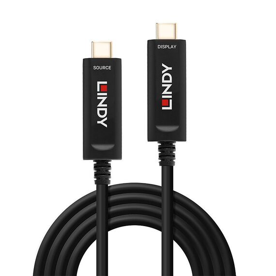 Lindy Fibre Optic Hybrid USB Type C Video Cable - USB cab | 38505