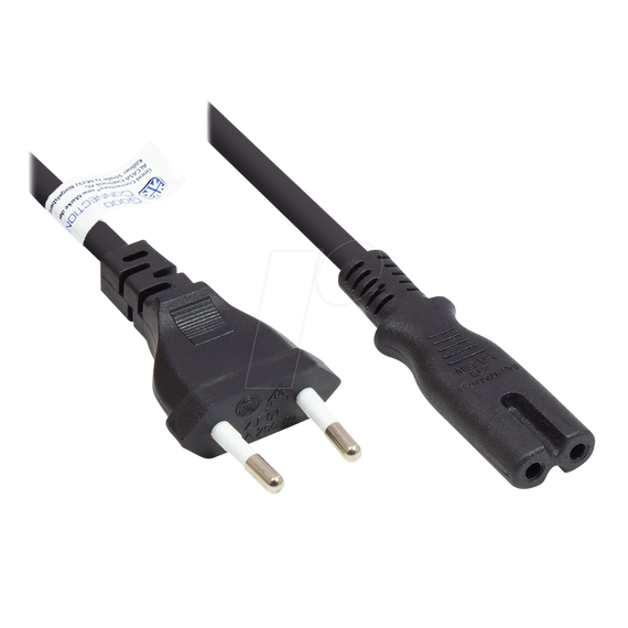Good Connections P0370-S050 - 5 m - Power plug type C - C7 couple