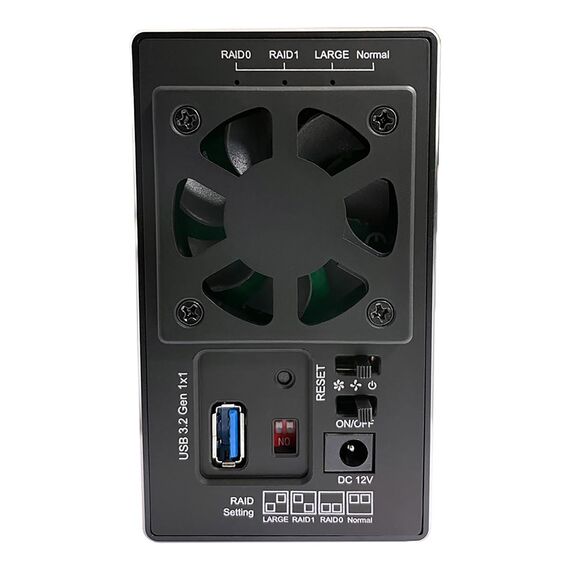 LC-Power LC-35U3-RAID-2 / HDD enclosure / 2 / 3.5" / Serial ATA /