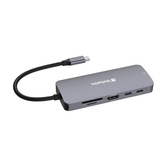 Verbatim CMH 09 - Hub - 1 x HDMI + 2 x USB-C 3.2 Gen 2 +  | 32152
