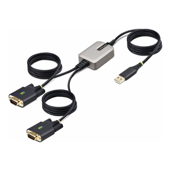 StarTech.com 13ft (4m) 2-Port USB to Serial A | 2P6FFC-USB-SERIAL