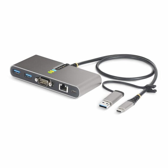 StarTech.com 2-Port USB-C/USB-A Hub with Gb | 5G2A1SGBB-USB-C-HUB
