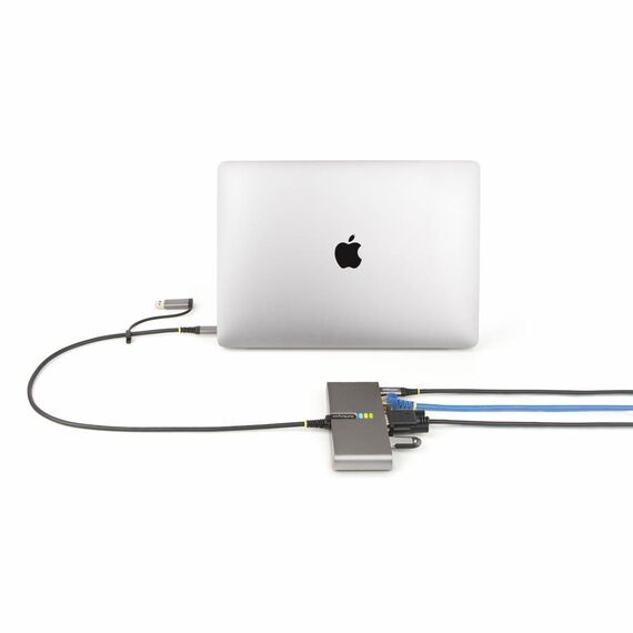 StarTech.com 2-Port USB-C/USB-A Hub with Gb | 5G2A1SGBB-USB-C-HUB