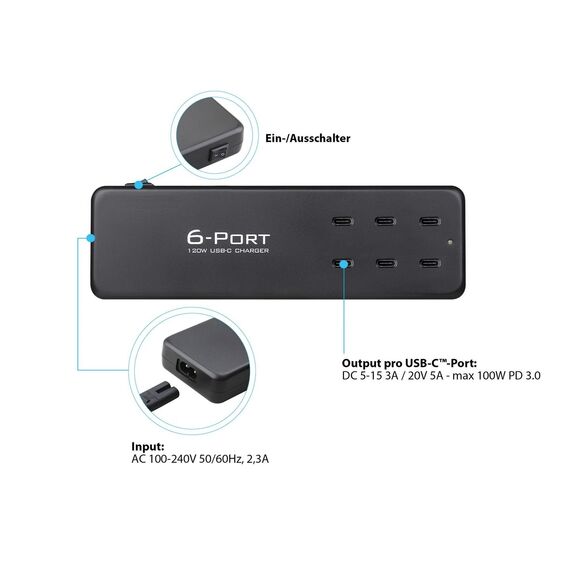 Alcasa PCA-D003S / Indoor / AC / Universal / 100 - 240 V / 20 V /