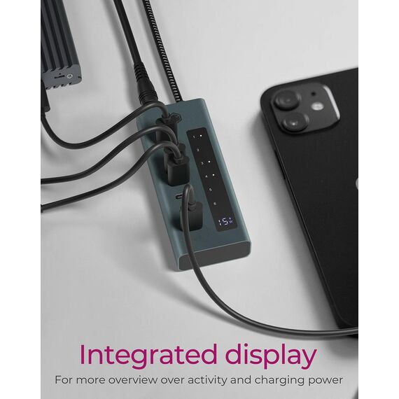 ICY BOX 7-Port Hub USB 3.2 Gen 2 Type-C retail - | IB-HUB1457-C31