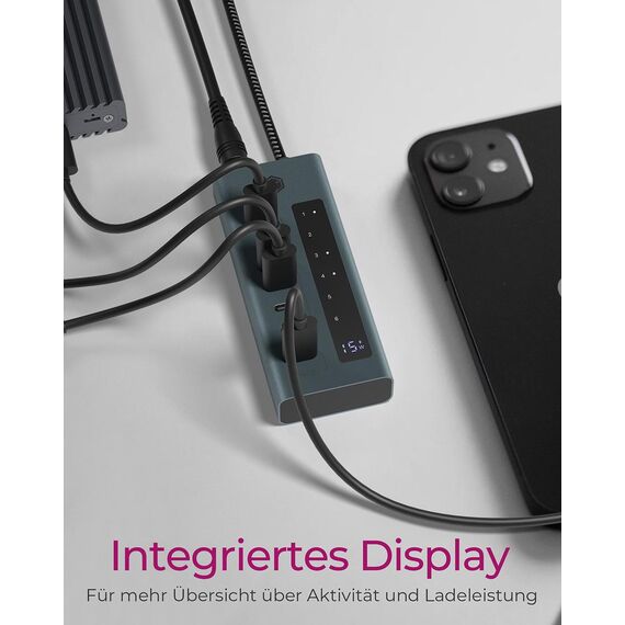ICY BOX 7-Port Hub USB 3.2 Gen 2 Type-C retail - | IB-HUB1457-C31
