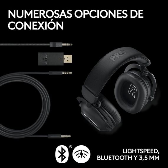 Logitech PRO X - Headset - full size - LIGHTSPEED -  | 981-001263
