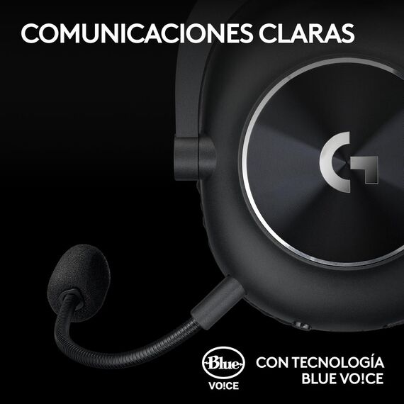 Logitech PRO X - Headset - full size - LIGHTSPEED -  | 981-001263