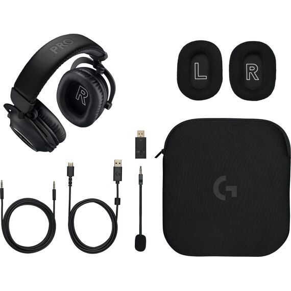 Logitech PRO X - Headset - full size - LIGHTSPEED -  | 981-001263