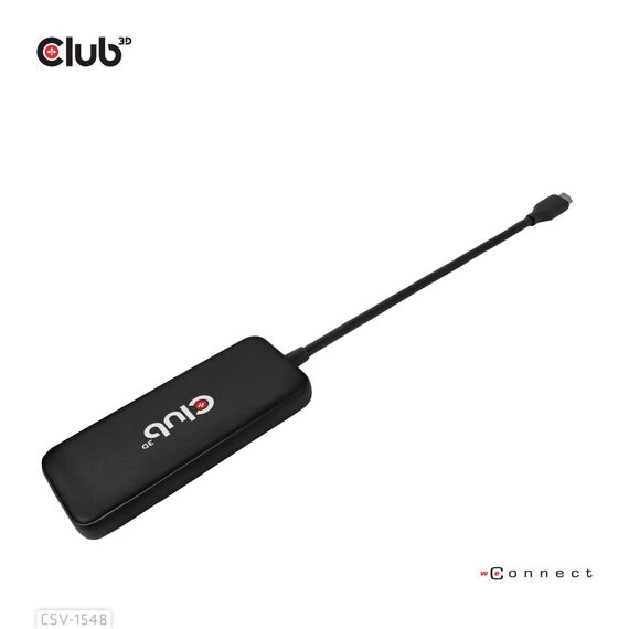 Club 3D USB-Hub Typ C> 4x USB 10Gbps+ 100W PD St/Bu re | CSV-1548