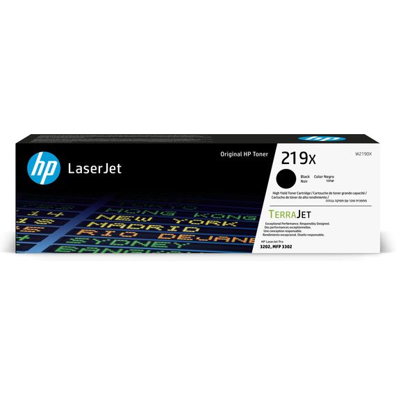 HP 219X - High Yield - black - original - LaserJet - ton | W2190X