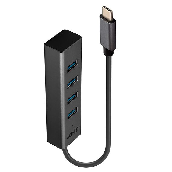 Lindy - Hub - 4 x USB 3.2 Gen 2 - desktop | 43325