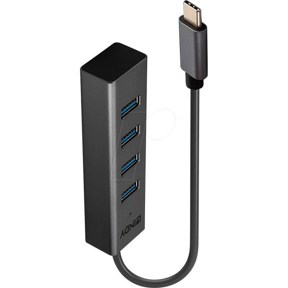 Lindy - Hub - 4 x USB 3.2 Gen 2 - desktop | 43325