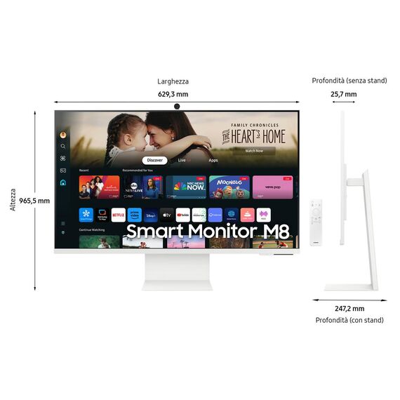 Samsung MONITOR M8 - DM800 32IN UHD 4K - 3840X21 | LS32DM801UUXEN