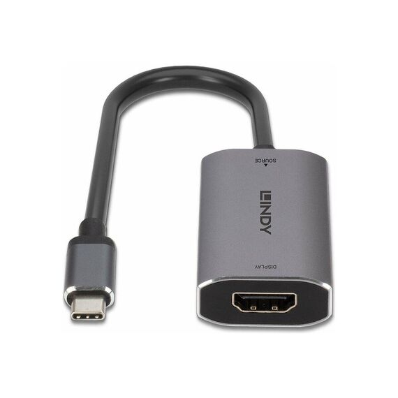 Lindy - Adapter - 24 pin USB-C male to HDMI female - grey | 43327