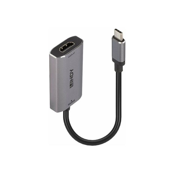 Lindy - Adapter - 24 pin USB-C male to HDMI female - grey | 43327
