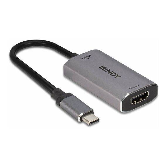 Lindy - Adapter - 24 pin USB-C male to HDMI female - grey | 43327