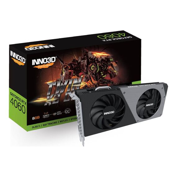 Inno3D GeForce RTX 4060 TWIN X2 OC - Graph | N40602-08D6X-173051N
