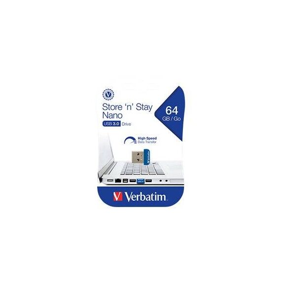 Verbatim Store 'n' Stay NANO USB flash drive 64 GB USB 98711