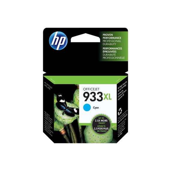 HP 933XL - High Yield - cyan - original - ink cartridge | CN054AE