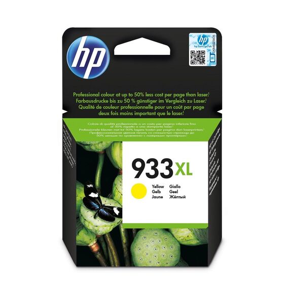 HP 933XL - High Yield - yellow - original - ink cartrid | CN056AE
