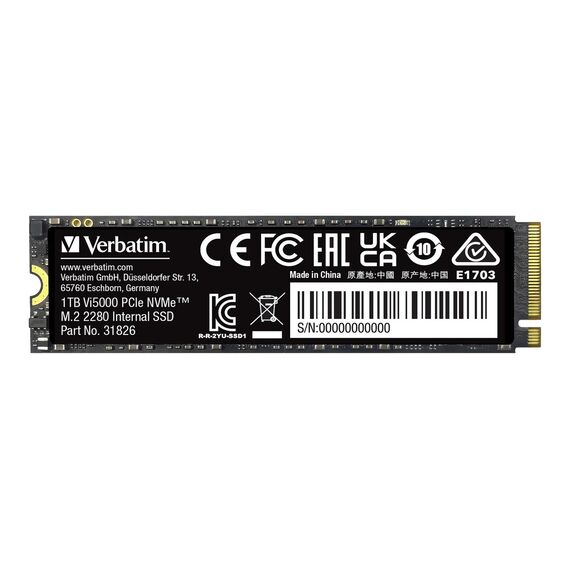 Verbatim Vi5000 - SSD - 1 TB - internal - M.2 2280 - PCIe | 31826