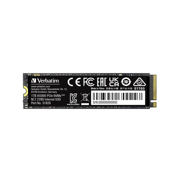 Verbatim Vi5000 - SSD - 1 TB - internal - M.2 2280 - PCIe | 31826