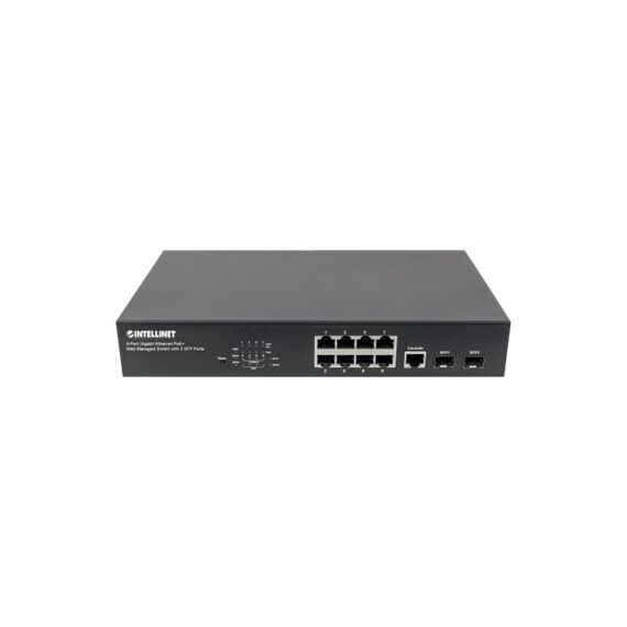 Intellinet 8-Port Gigabit Ethernet PoE+ Web-Managed Swit | 561167