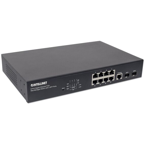 Intellinet 8-Port Gigabit Ethernet PoE+ Web-Managed Swit | 561167