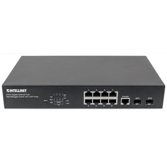 Intellinet 8-Port Gigabit Ethernet PoE+ Web-Managed Swit | 561167