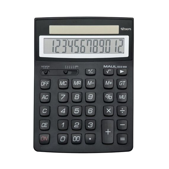 Jakob Maul GmbH Tischrechner ECO 950 12 Stellen schwarz | 7268990