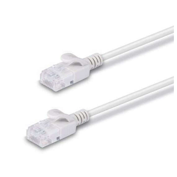 Lindy 2m Cat.6A U/UTP Ultra Slim Network Cable, Grey / 2  | 47584