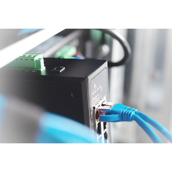 DIGITUS DN-651113 - Switch - unmanaged - 7 x 10/100/1000 (PoE+) +