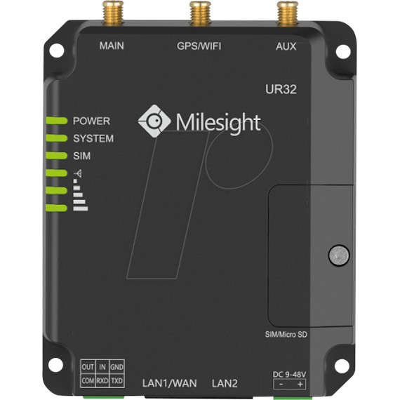 Milesight IoT Industrial Cellular Router UR32- | UR32-L04EU-W-485