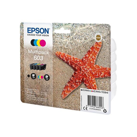 Epson 603 Multipack - 4-pack - black, yellow, cyan, magent | T-03