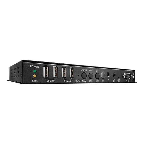 LINDY 4K HDMI &amp USB Over IP Extender - Receiver - Vide | 38267