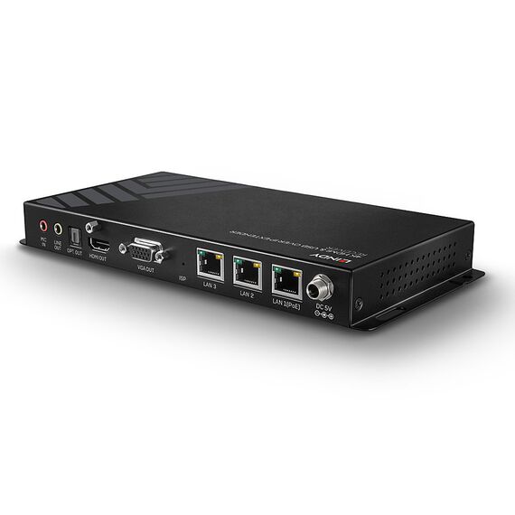 LINDY 4K HDMI &amp USB Over IP Extender - Receiver - Vide | 38267