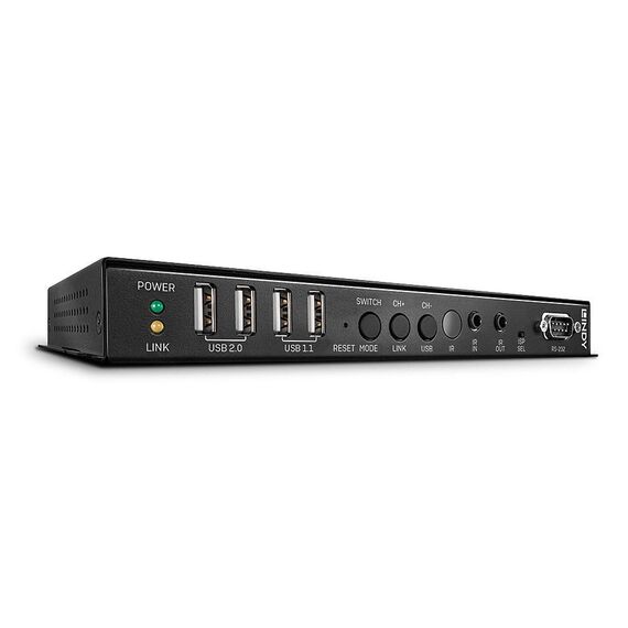LINDY 4K HDMI &amp USB Over IP Extender - Receiver - Vide | 38267