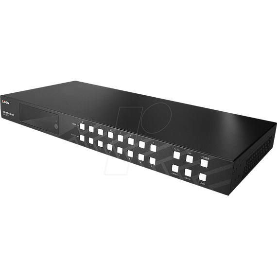 Lindy 8x8 HDMI 4K60 Matrix - IrDA (Infrared) - RS-232 - c | 38334