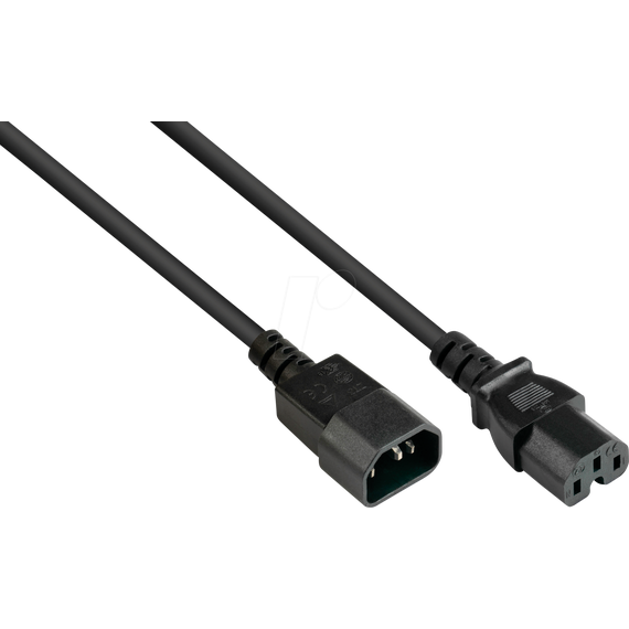 Good Connections P1450-S050 - 5 m - C14 coupler - C15 coupler - H
