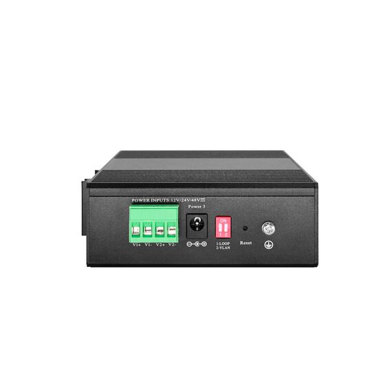 LevelOne Switch 5x GE IGS-2105P 4xPoE Outputs schwarz