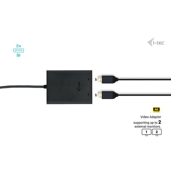 i-Tec - Docking station - USB-C / USB4 / Thunderb | C31DUAL4K60DP