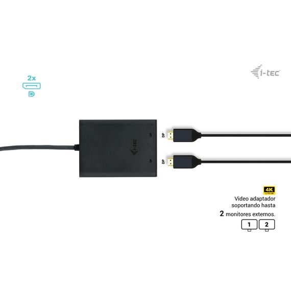 i-Tec - Docking station - USB-C / USB4 / Thunderb | C31DUAL4K60DP