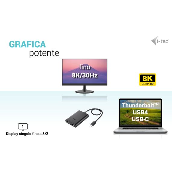 i-Tec - Docking station - USB-C / USB4 / Thunderb | C31DUAL4K60DP