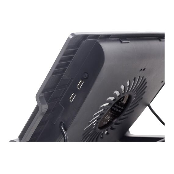 Gembird - Notebook fan - 17" - 150 mm - black | NBS-1F17T-01