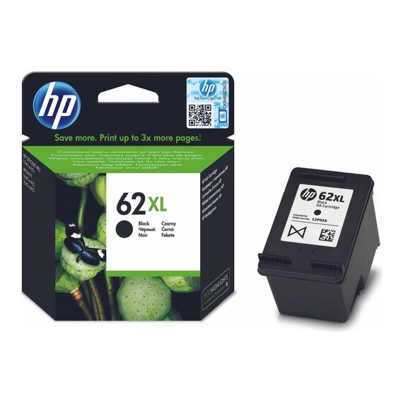 HP 62XL - 12 ml - High Yield - black - original - b | C2P05AE#301