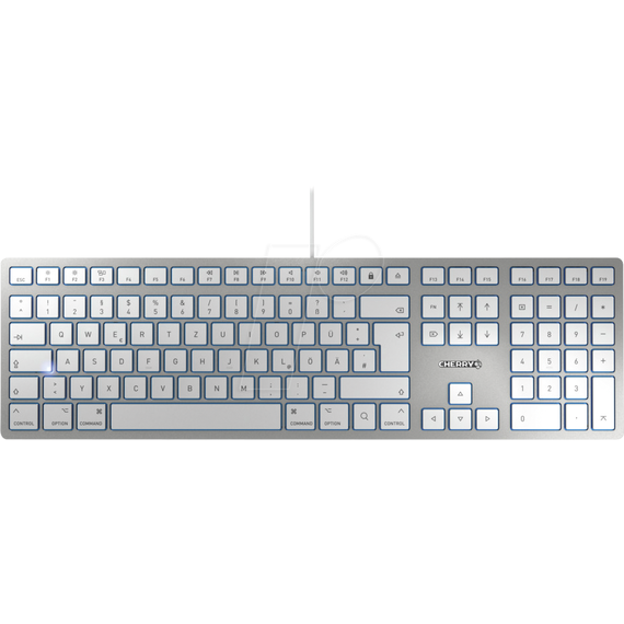 CHERRY KC 6000 SLIM FOR MAC - Keyboard - USB - Germ | JK-1610DE-1