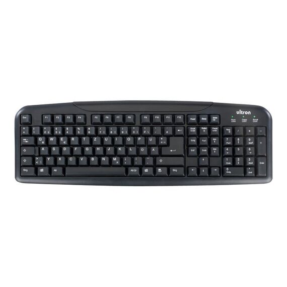 Ultron UMT-400 Basic II - Keyboard - USB - German - black | 76801