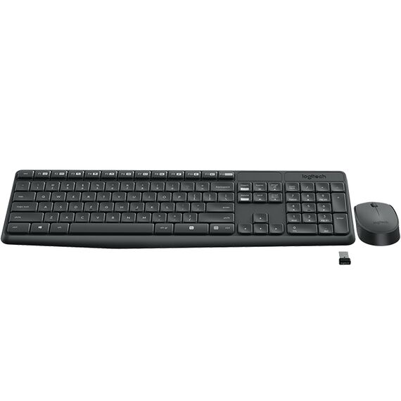 Logitech MK235 - Keyboard and mouse set - wireless - | 920-007935